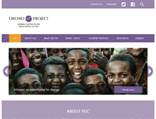 Tablet Screenshot of orchidproject.org